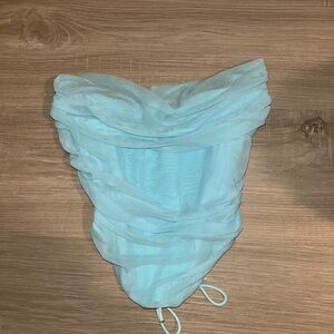 Light Blue Corset